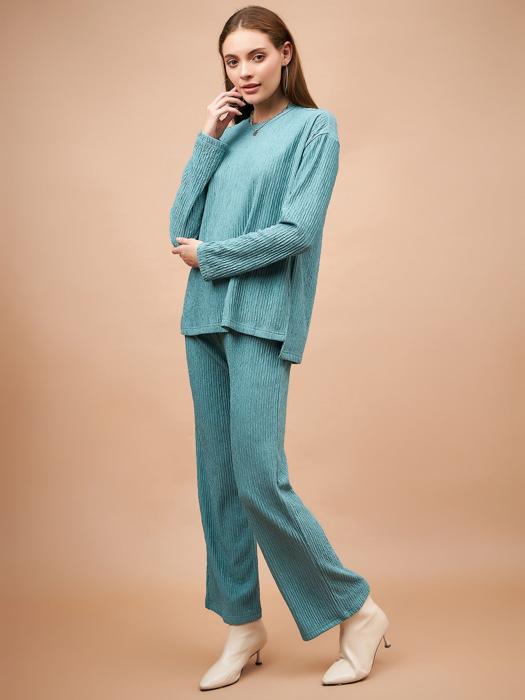 Sage 2-Piece Co-Ord Regular Fit Winter Set For Gipsy Women   Stylish & Cozy Winter Collection
