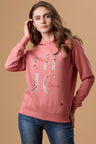 Sweet Corol Swaetshirt for Gipsy Woman Styalish and cozy winter collection