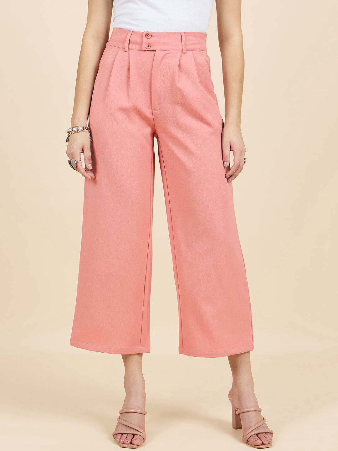 Gipsy Woman Bottom Wear Pant Regular Fit  Cotton Red