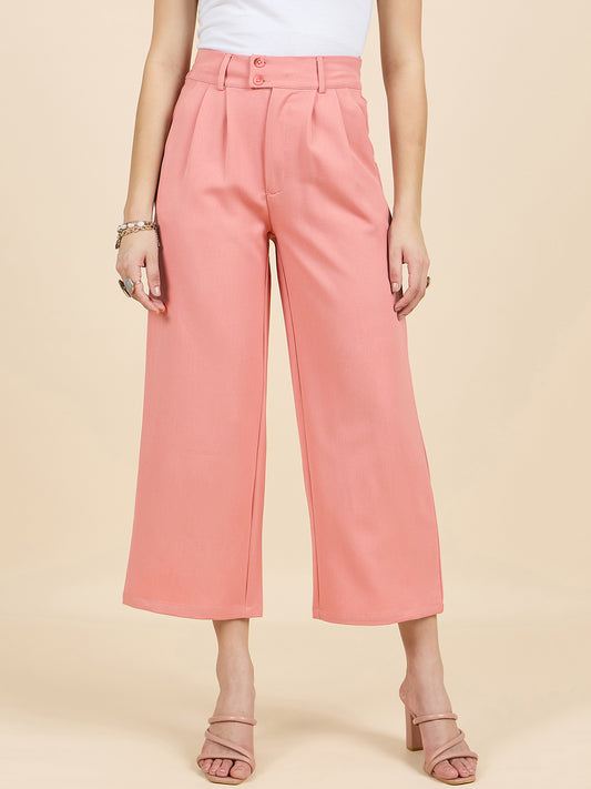 Gipsy Woman Bottom Wear Pant Regular Fit  Cotton Red