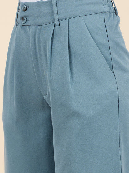 Gipsy Woman Bottom Wear Pant Regular Fit  Cotton Green