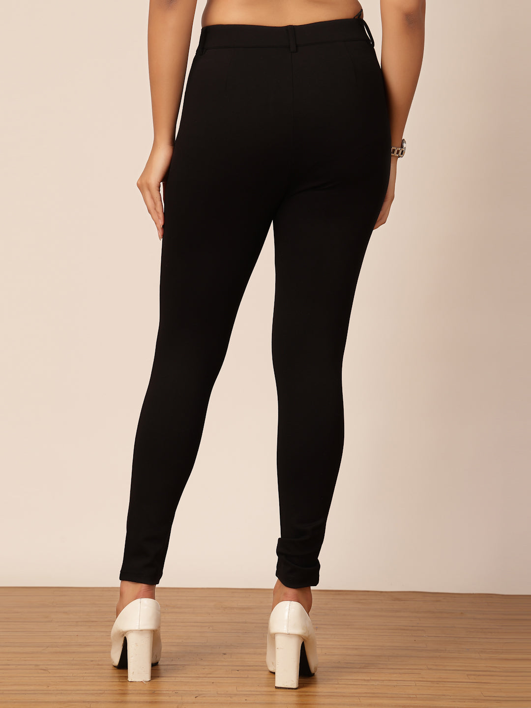 Gipsy Black Slim-Fit Jeggings