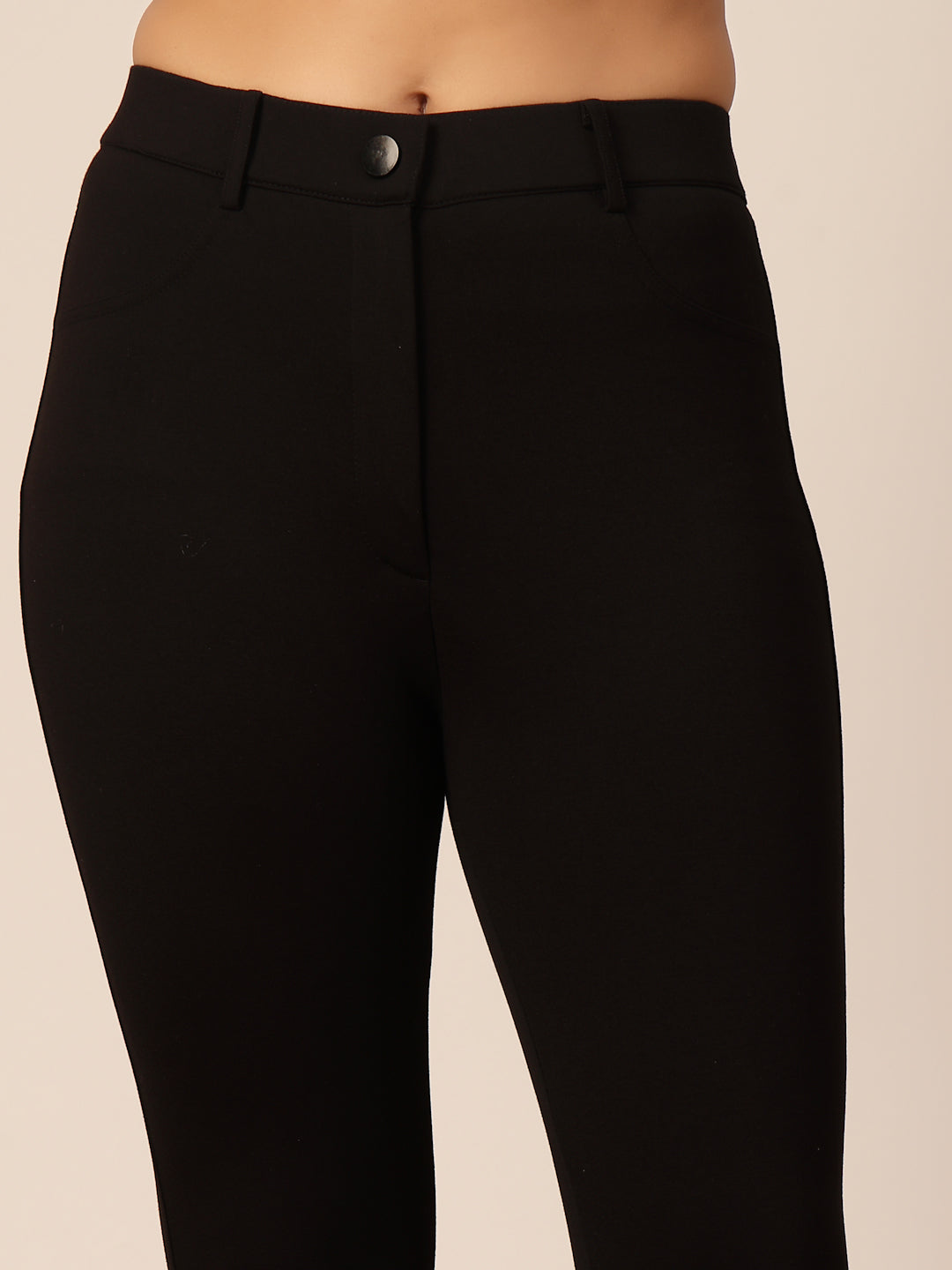 Gipsy Black Slim-Fit Jeggings