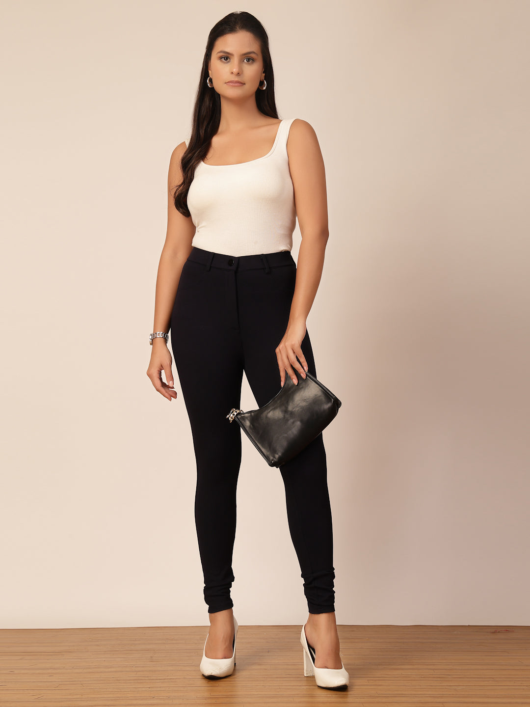 Gipsy Navy Slim-Fit Jeggings
