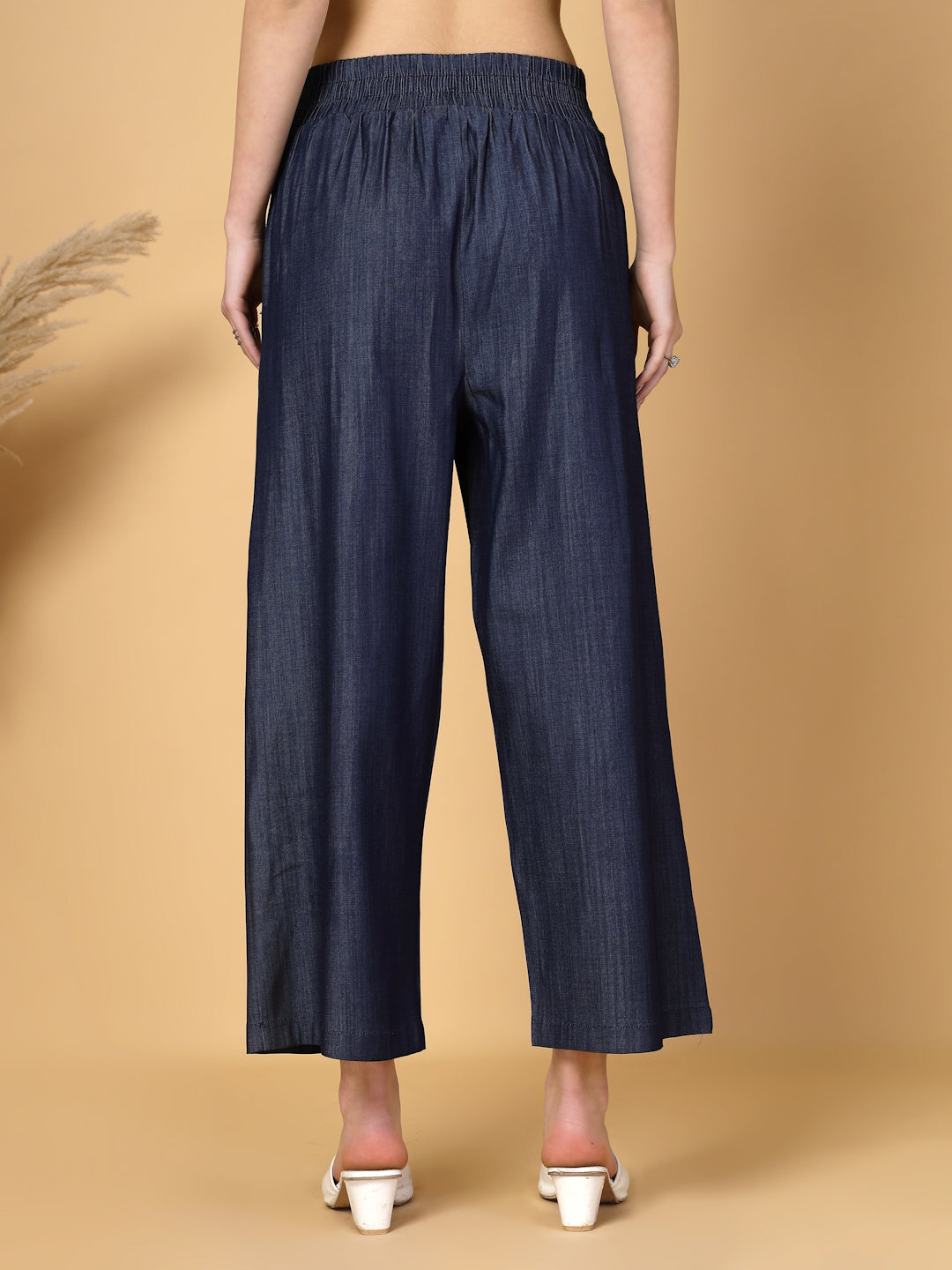Gipsy Indigo Elasticated Cotton Denim Pants