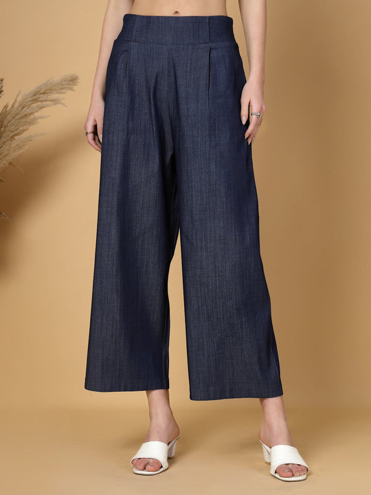 Gipsy Indigo Elasticated Cotton Denim Pants