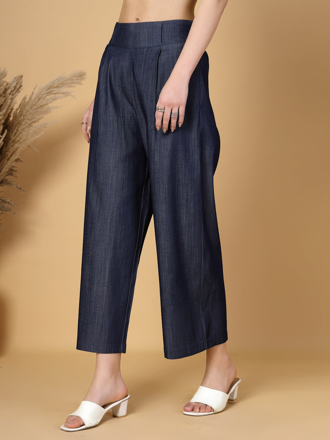Gipsy Indigo Elasticated Cotton Denim Pants