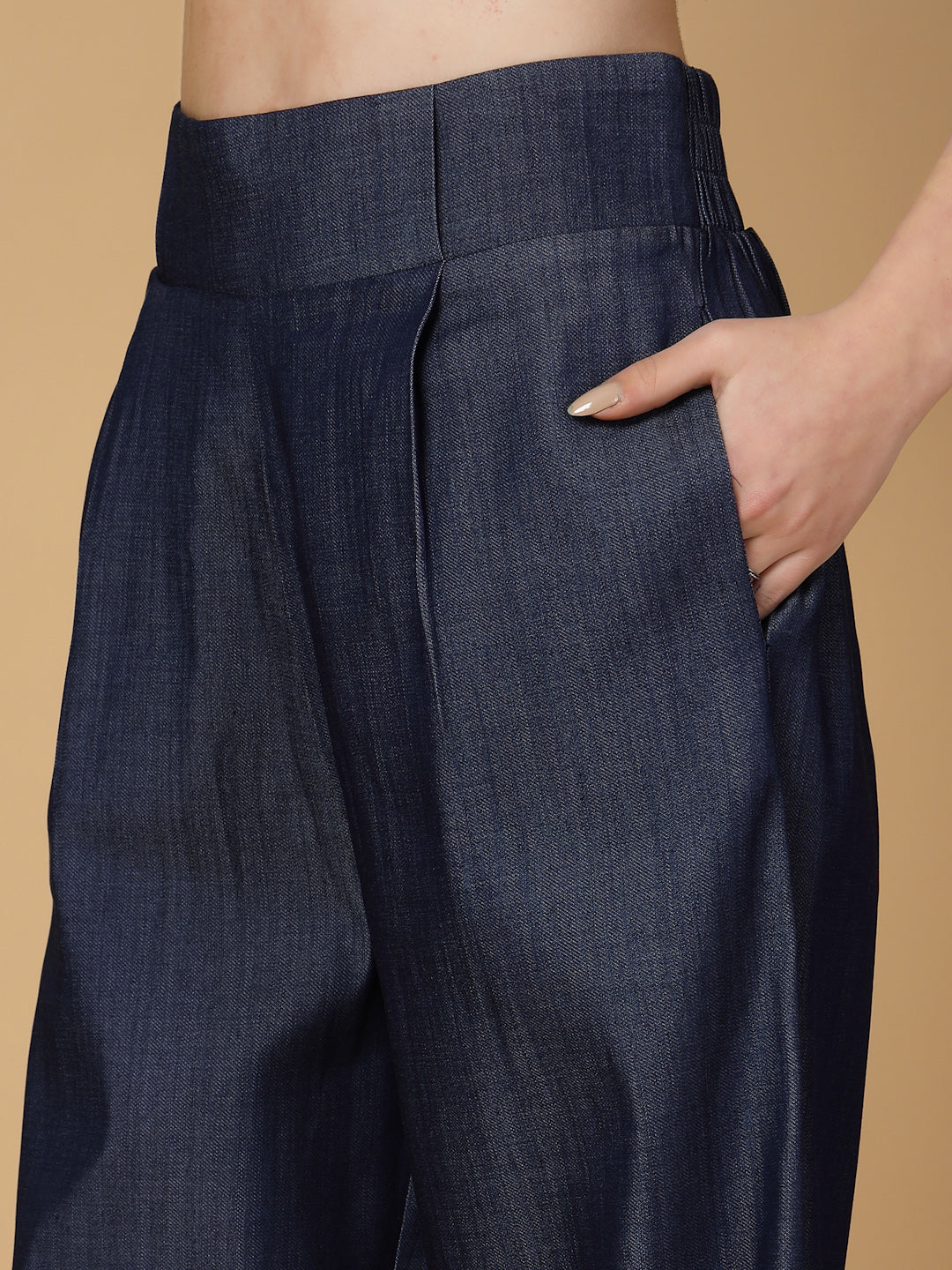 Gipsy Indigo Elasticated Cotton Denim Pants