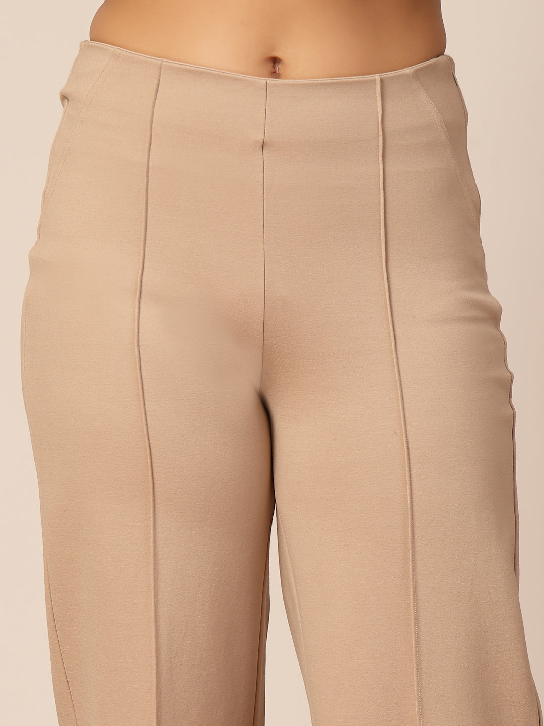 Gipsy Beige Regular Fit Pant