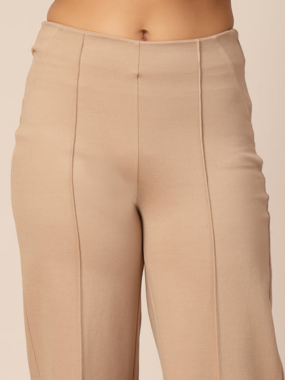 Gipsy Beige Regular Fit Pant