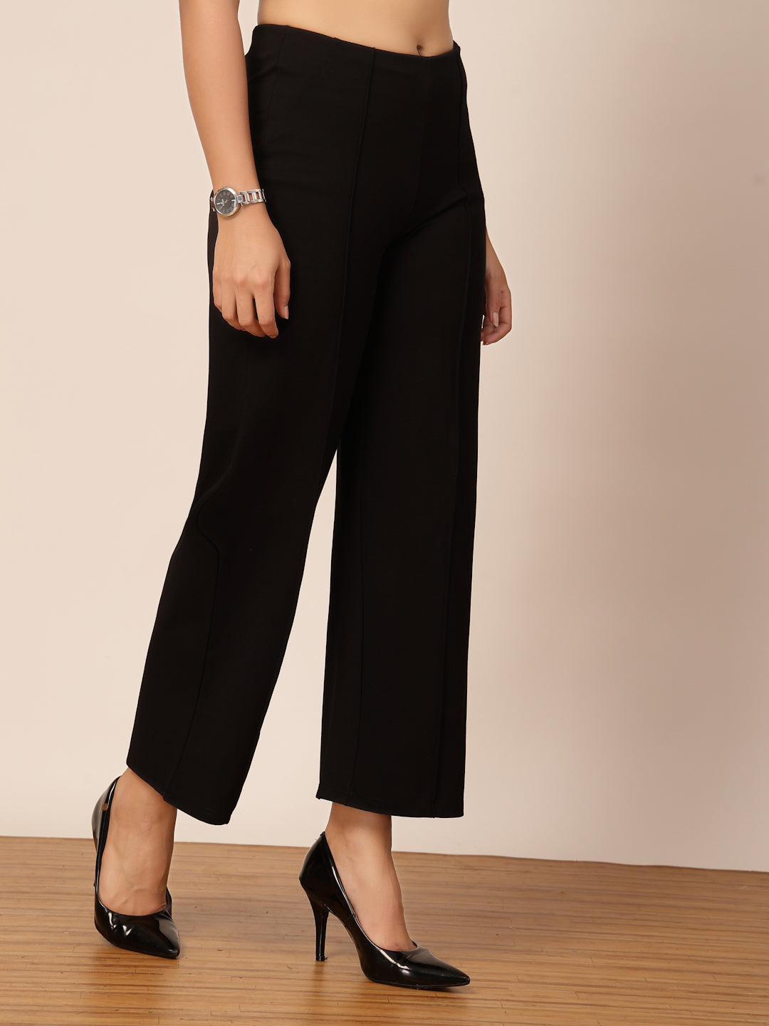 Gipsy Black Regular Fit Pant