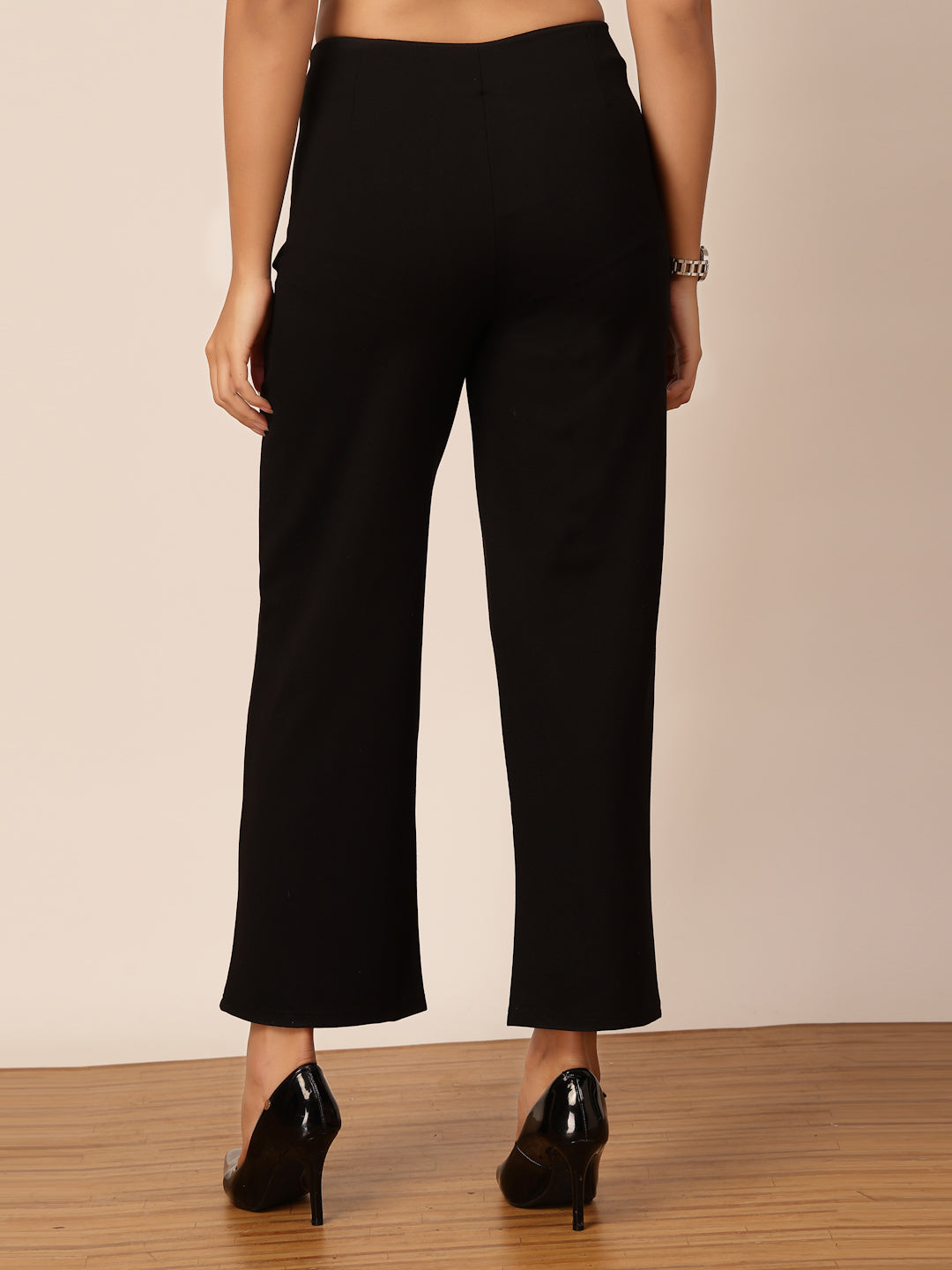 Gipsy Black Regular Fit Pant