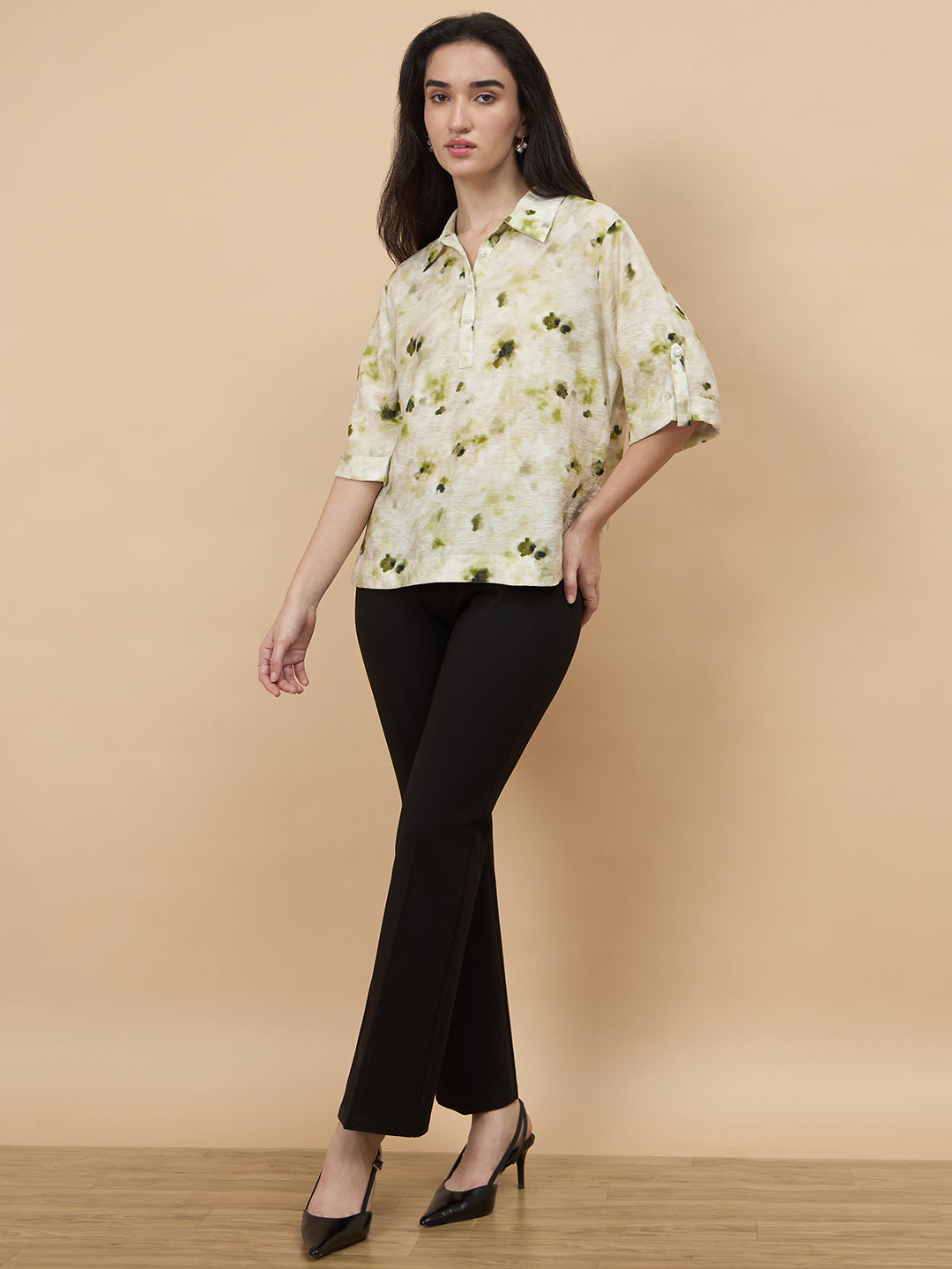 Gipsy Black Straight Fit Pant