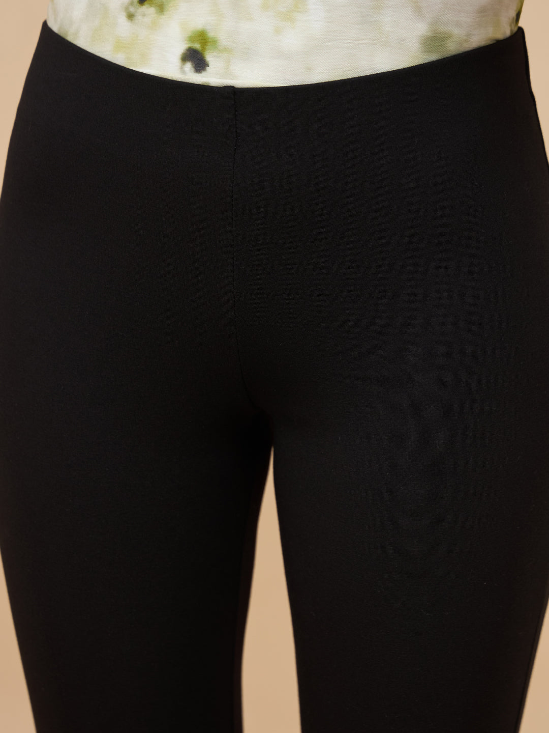 Black Straight Fit Pant