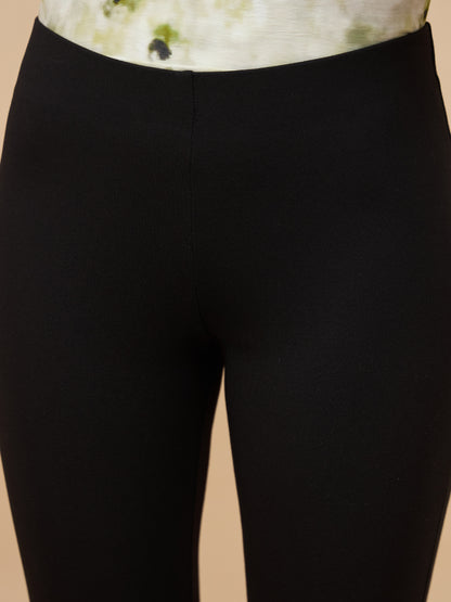 Black Straight Fit Pant
