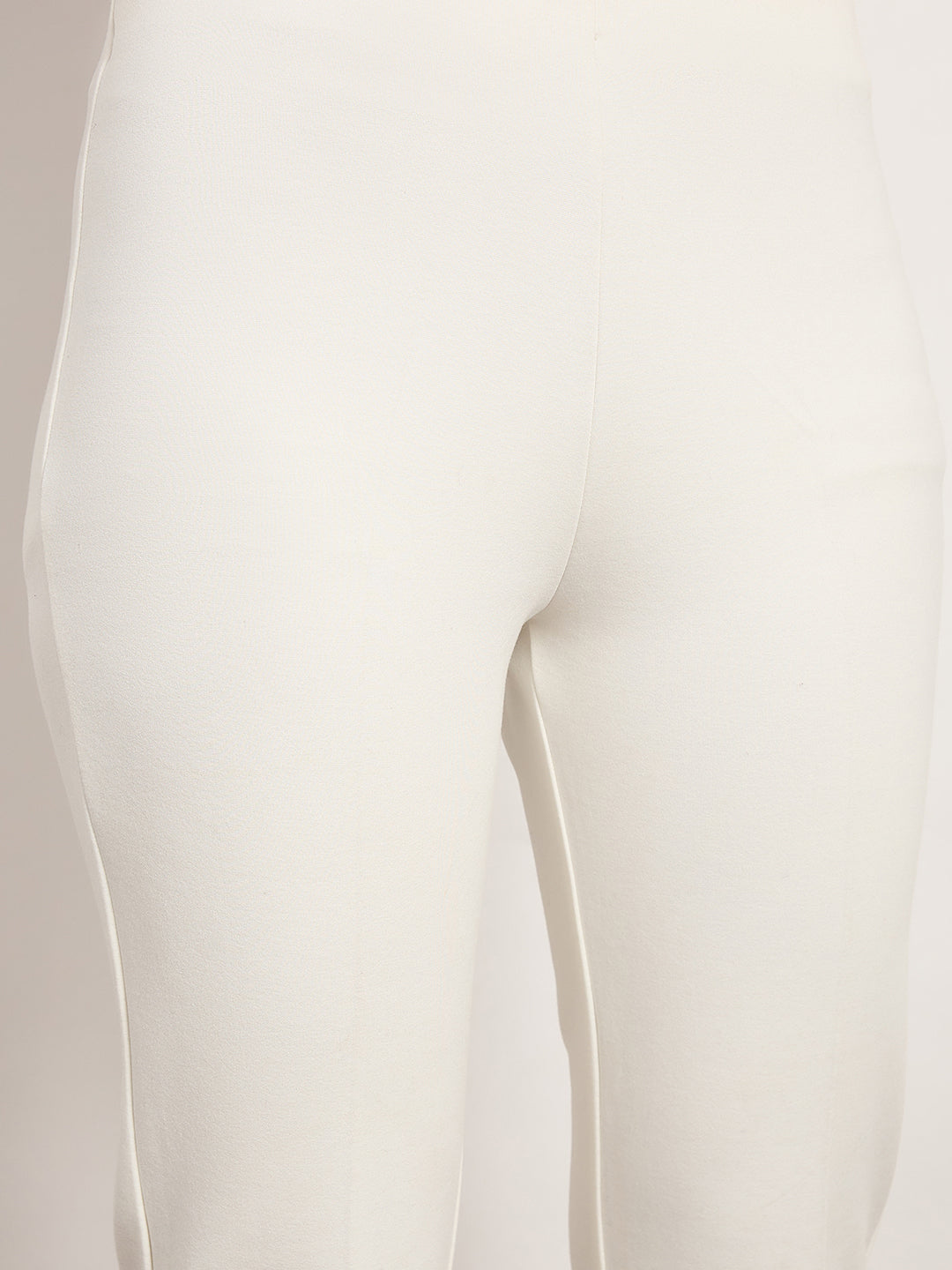 White Flared Pants