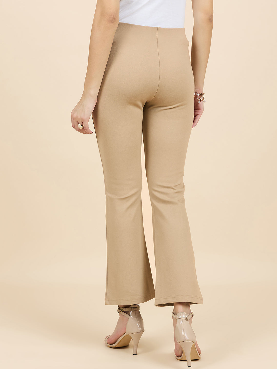 Gipsy Woman Bottom Wear Pant Regular Fit  Nr Knit Beige