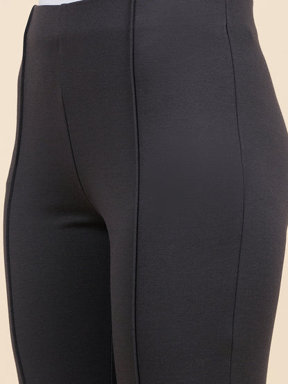 Gipsy Woman Bottom Wear Pant Regular Fit  Nr Knit Grey