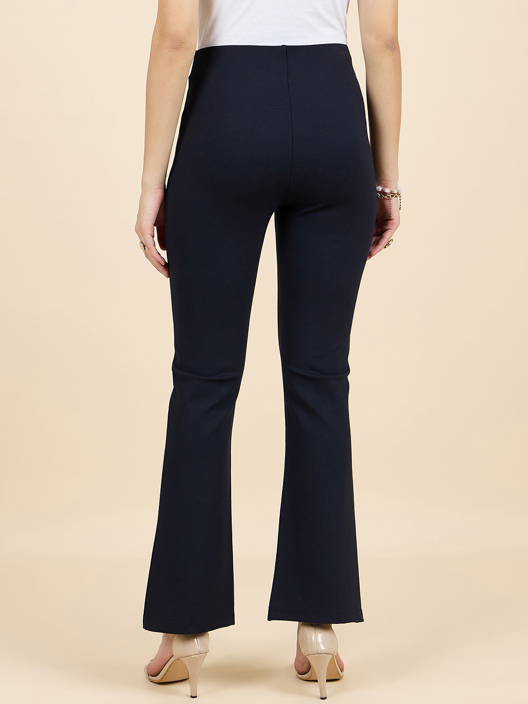 Gipsy Woman Bottom Wear Pant Regular Fit  Nr Knit Blue