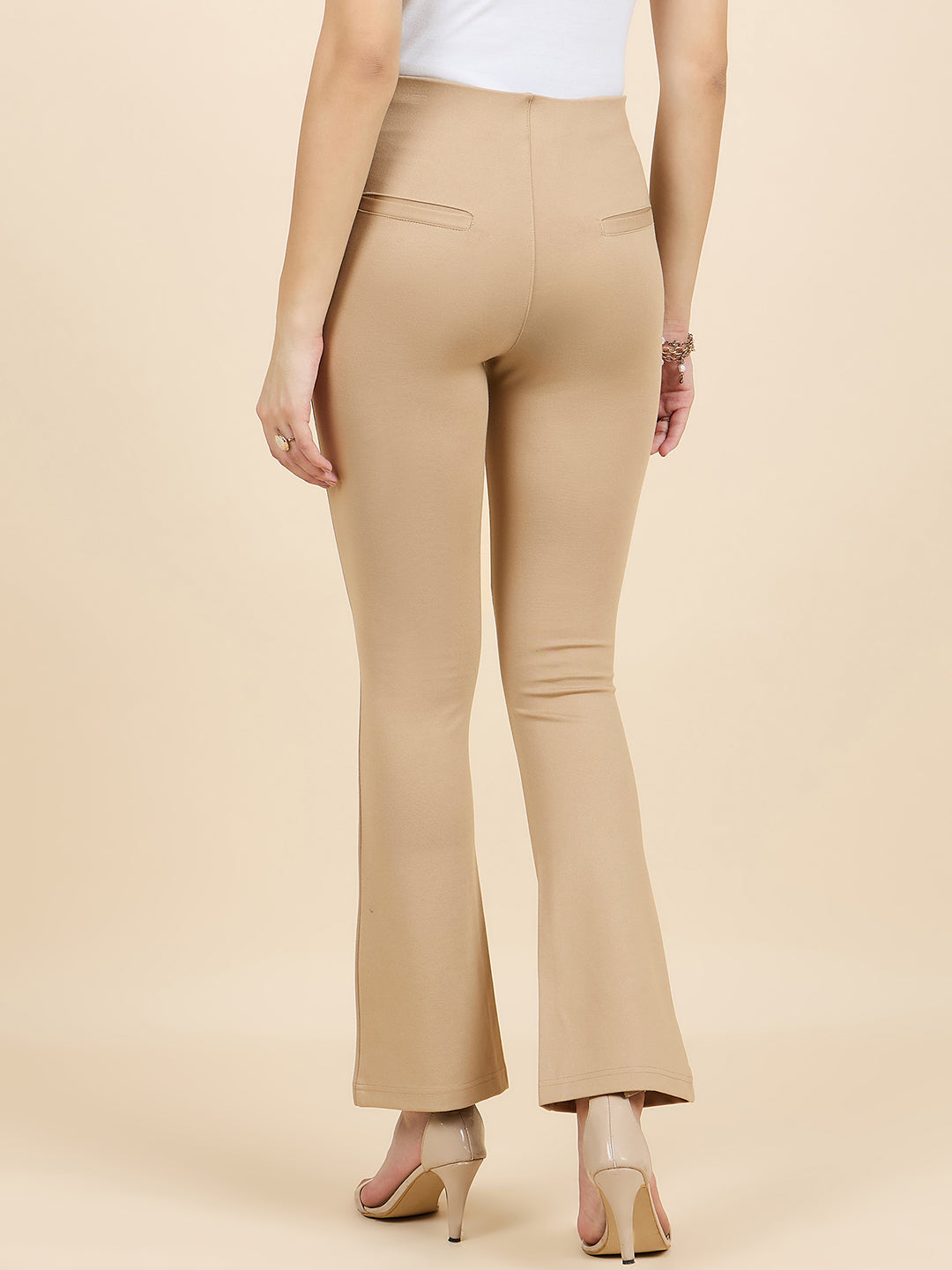 Gipsy Woman Bottom Wear Pant Regular Fit  Nr Knit Beige