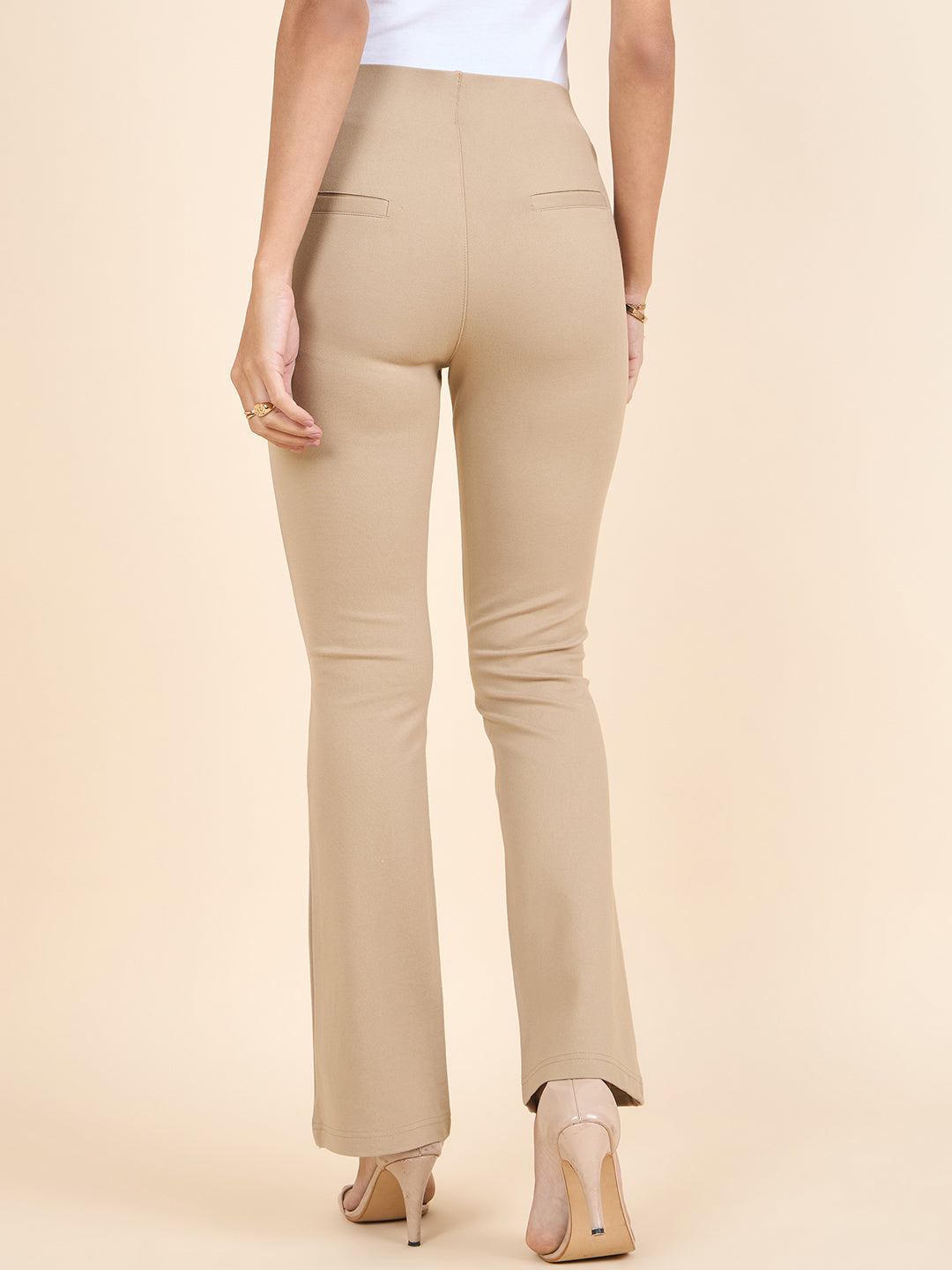 Gipsy Bottom Wear Ladies Pant Beige