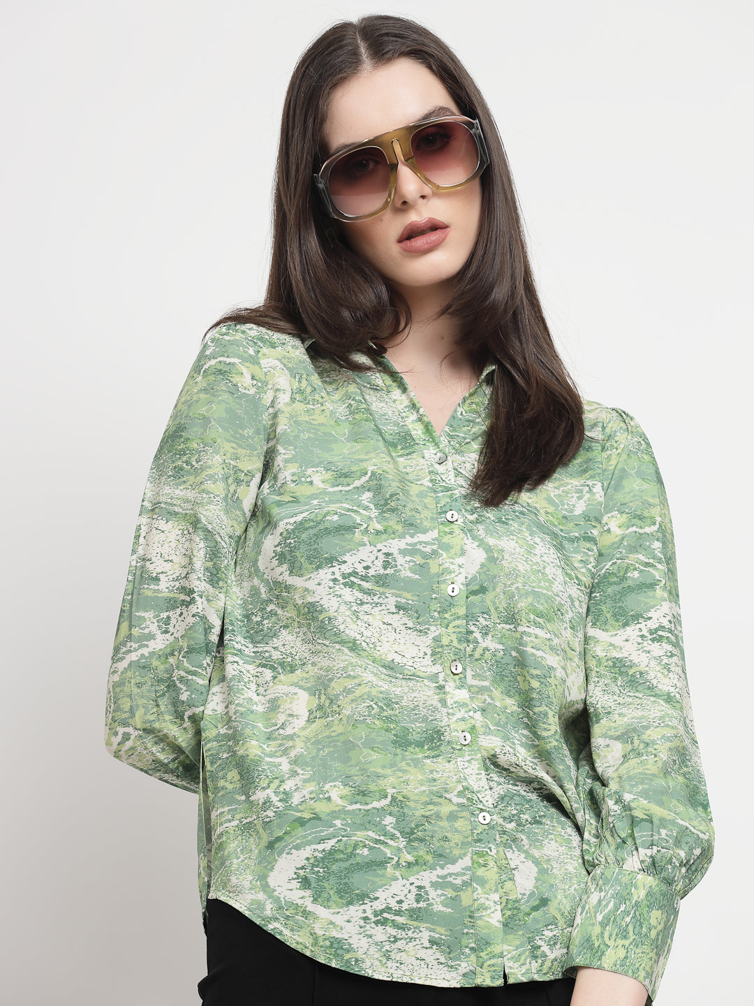 Gipsy Green Rayon Tunic