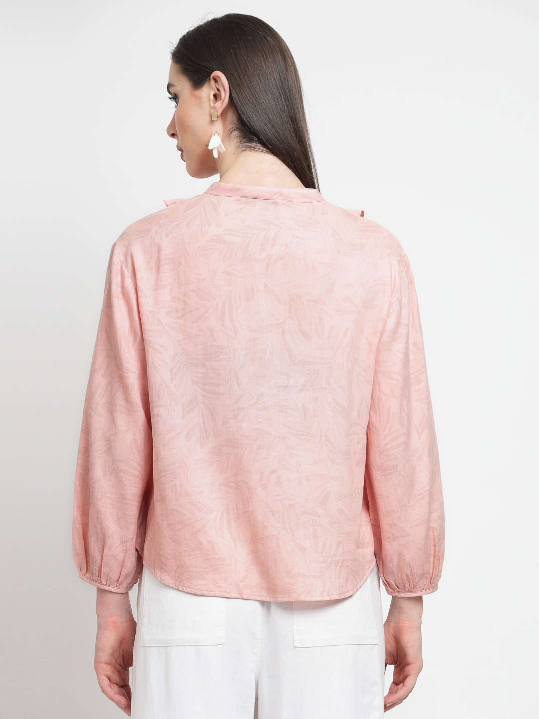 Gipsy Peach Cotton Print Tunic