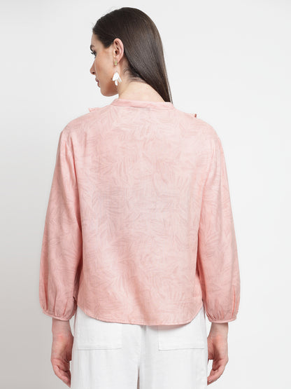 Gipsy Peach Cotton Print Tunic