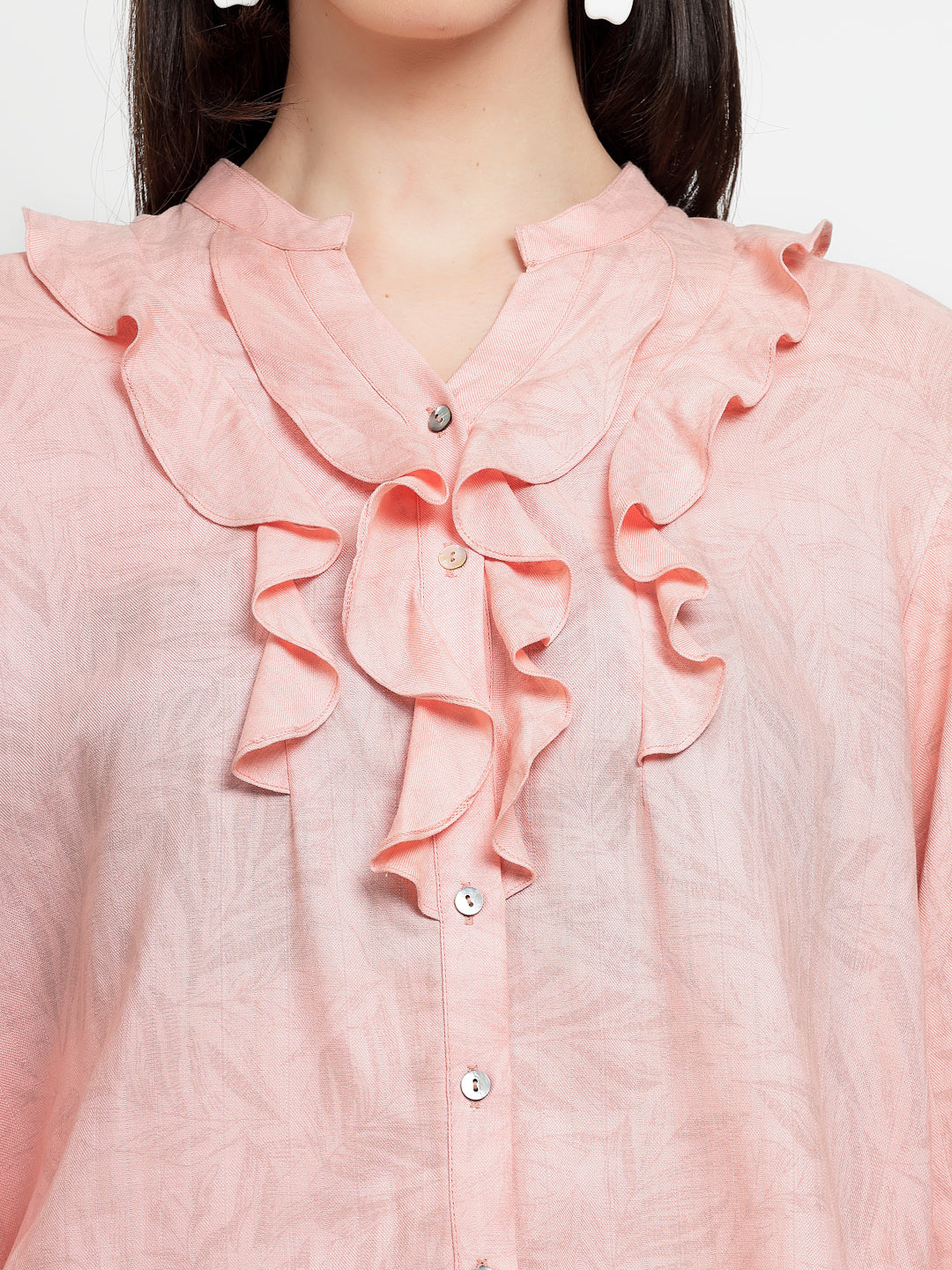 Gipsy Peach Cotton Print Tunic