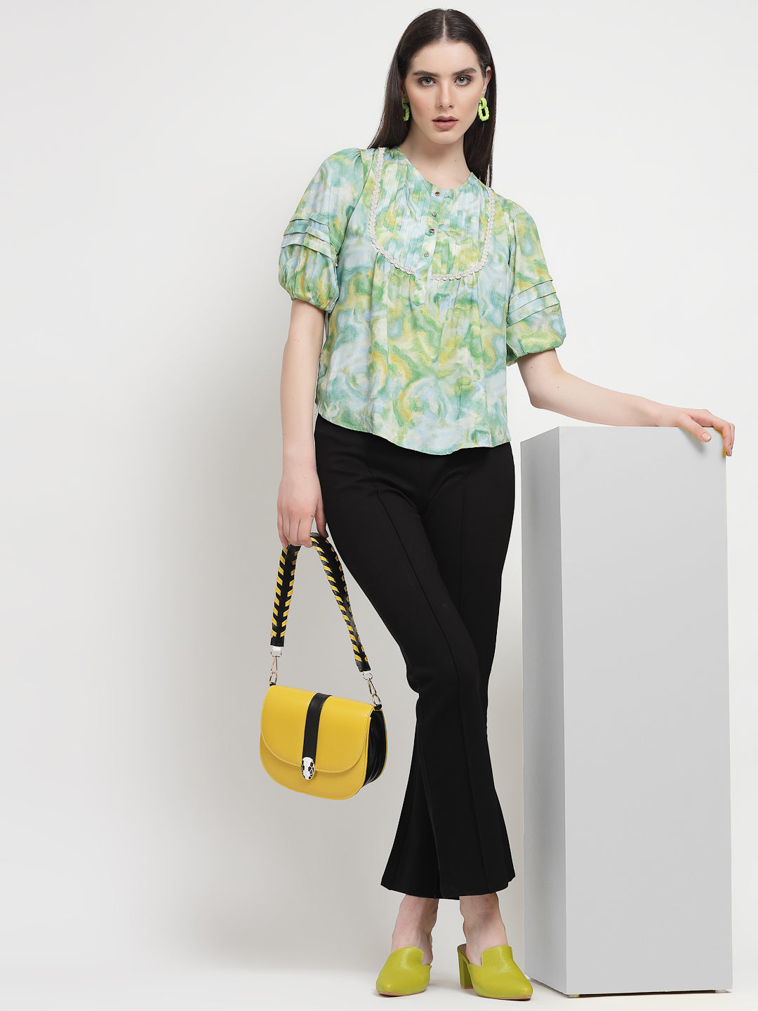 Gipsy Green Rayon Tunic