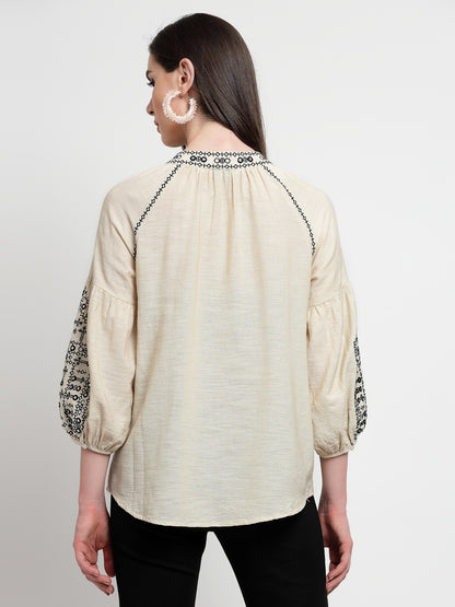 Gipsy Cream Linen Tunic