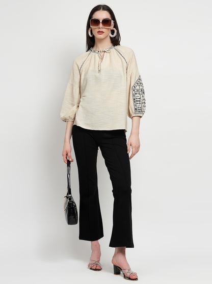 Gipsy Cream Linen Tunic