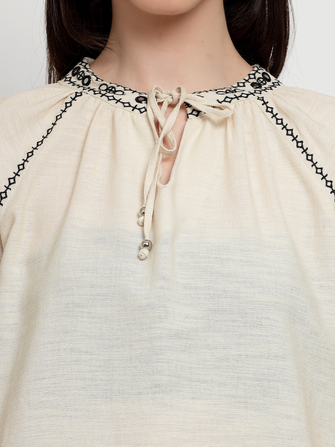 Gipsy Cream Linen Tunic
