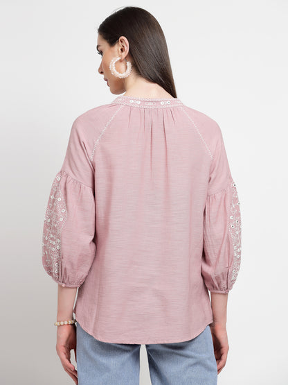 Gipsy Dusky Pink Linen Tunic
