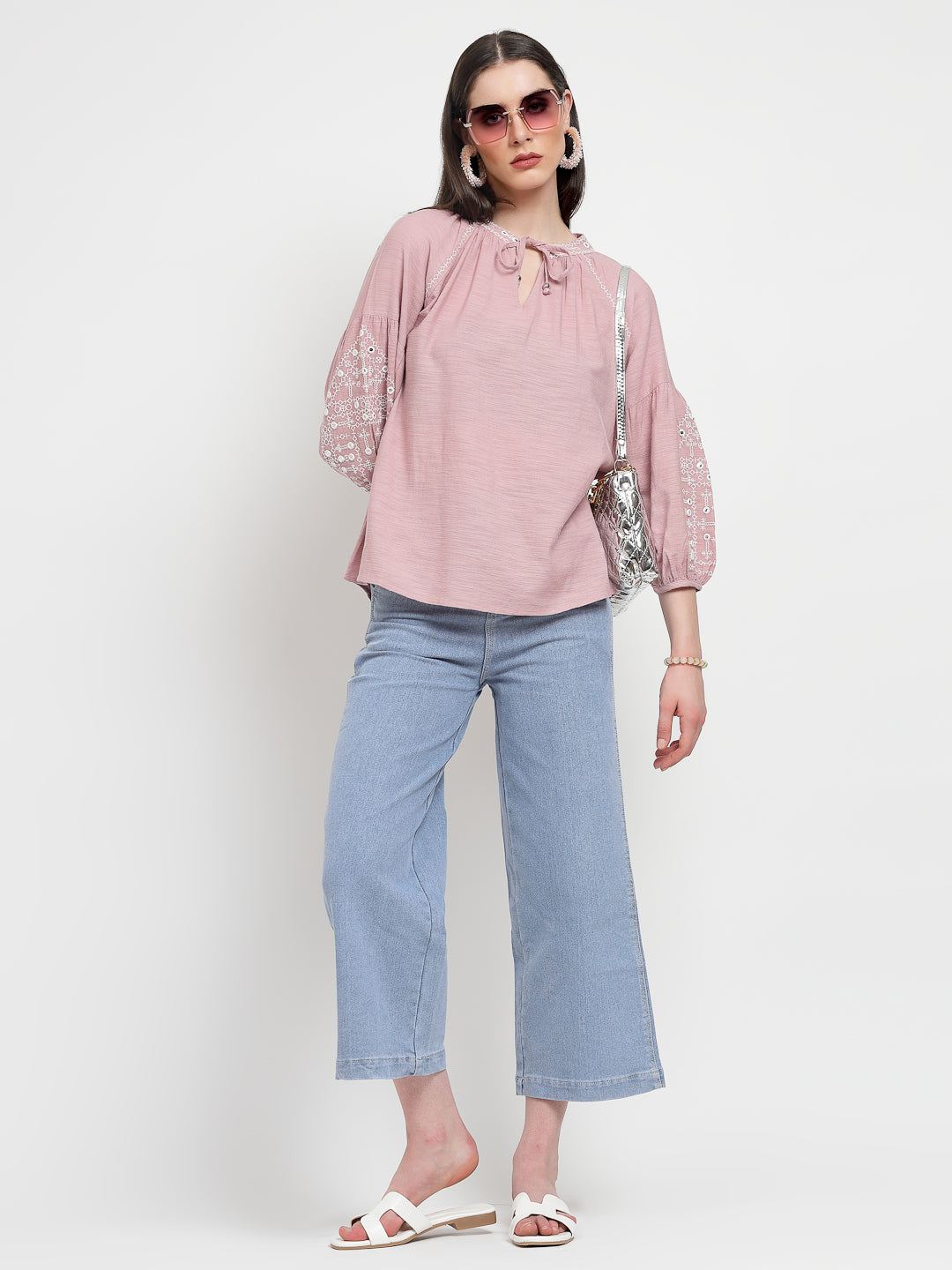 Gipsy Dusky Pink Linen Tunic