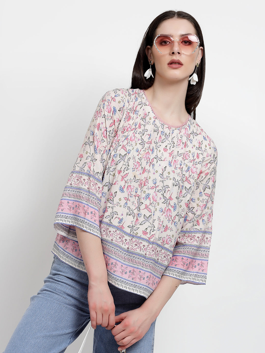 Gipsy Purple Rayon Tunic