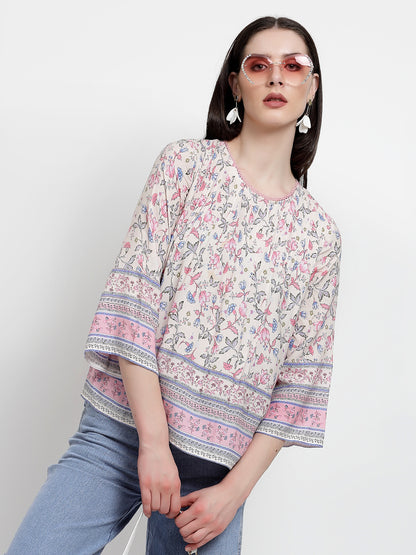 Gipsy Purple Rayon Tunic