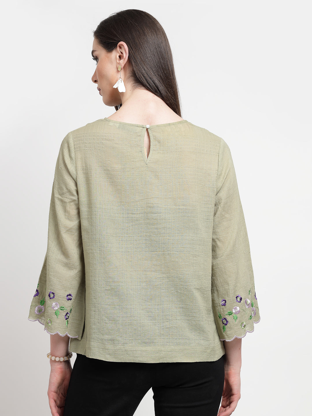Gipsy Light Green  Cotton Tunic