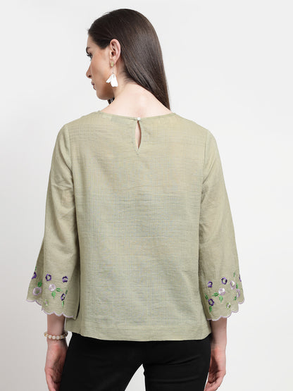 Gipsy Light Green  Cotton Tunic