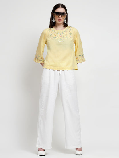 Gipsy Yellow Cotton Tunic