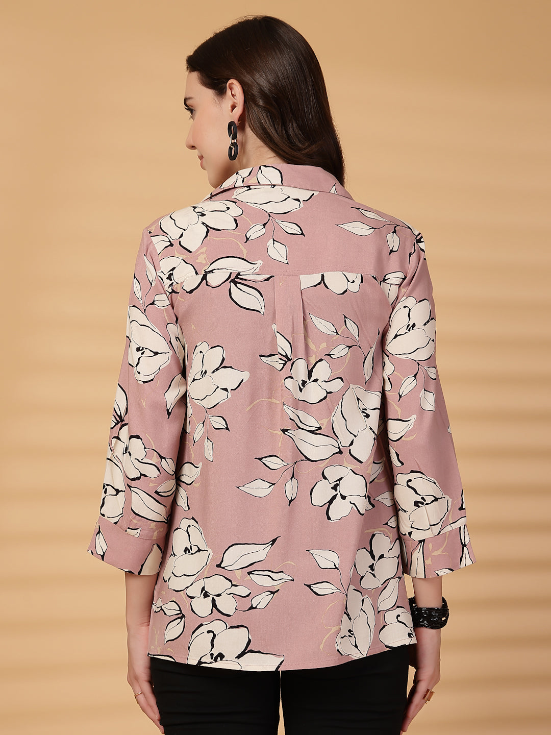Gipsy Pink Floral Rayon Tunic