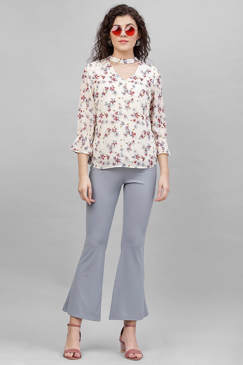 Gipsy Cream Polyster Top