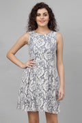Gipsy Grey/Blue Polyster Dress