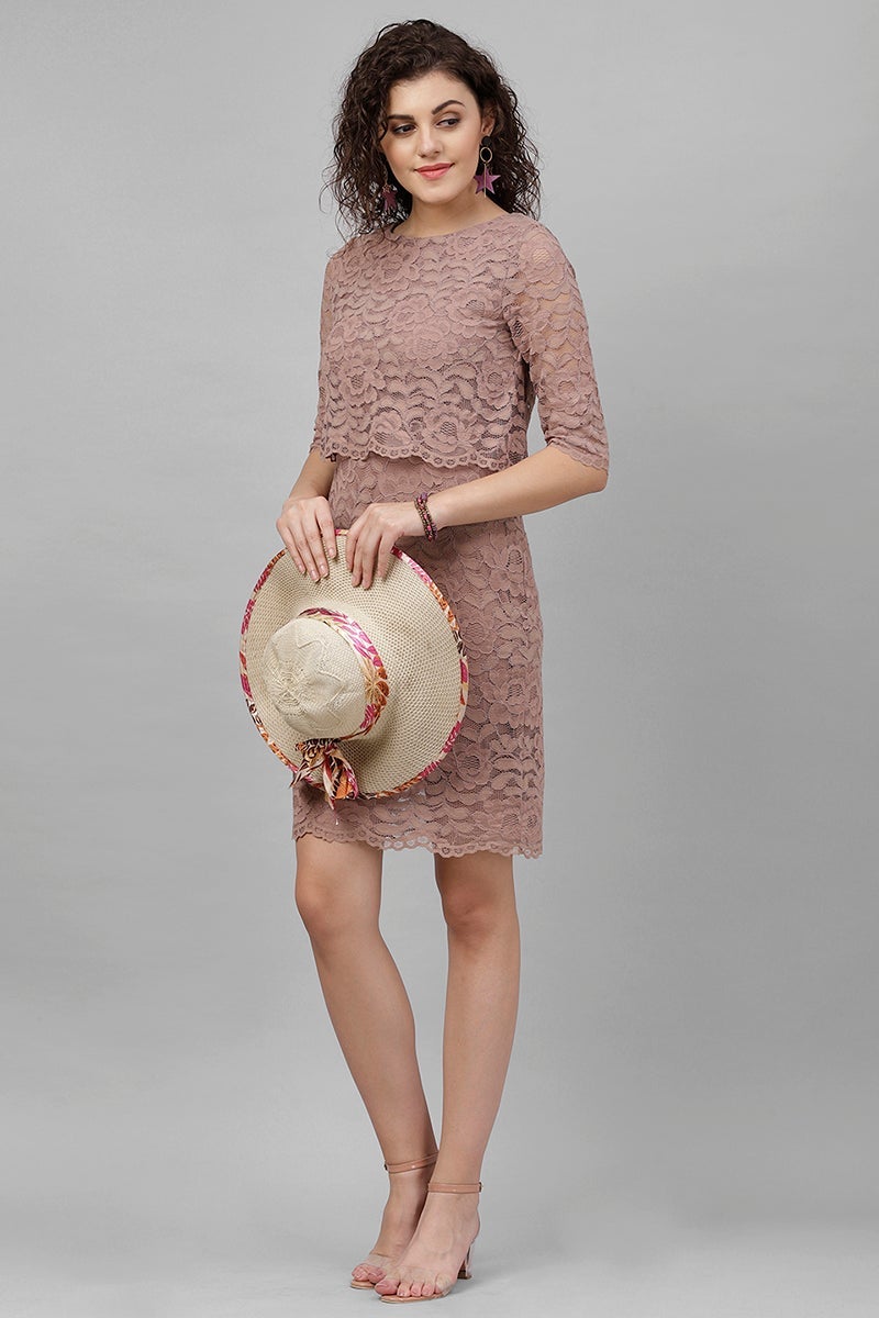 Gipsy Mocca Polyster Dress