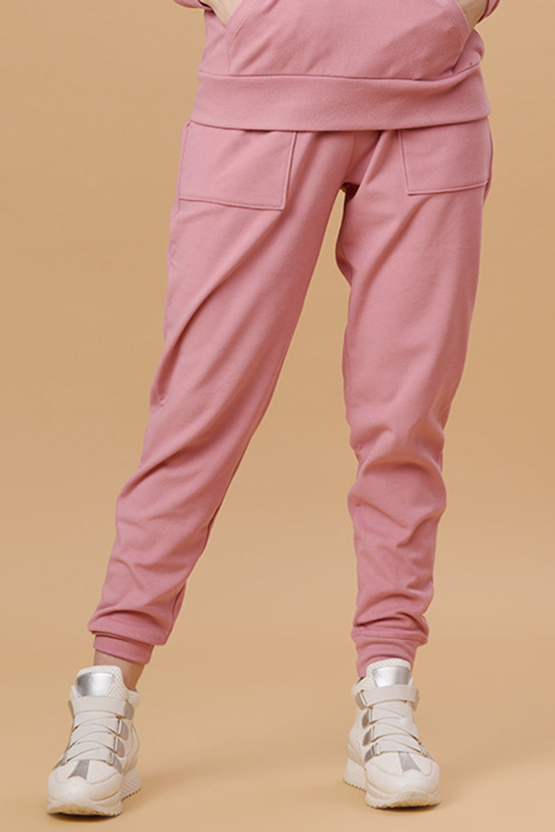 Gipsy Pink Poly Knit Co-Ord Pant