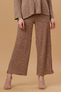 Gipsy Brown Poly Knit Co-Ord Pant
