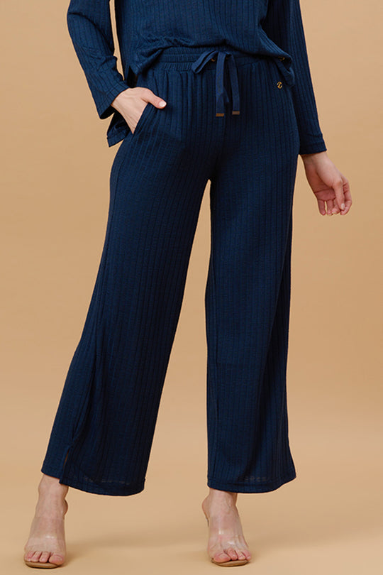 Gipsy Teal Poly Knit Co-Ord Pant