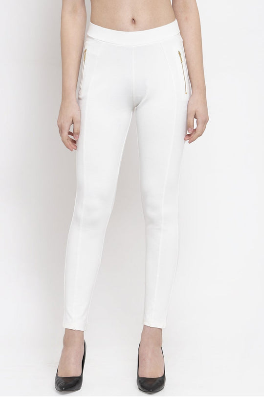Gipsy Women White Jeggings