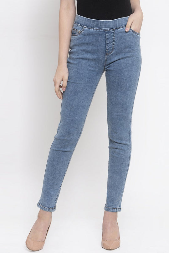 Gipsy Women Lt. Blue Jeggings