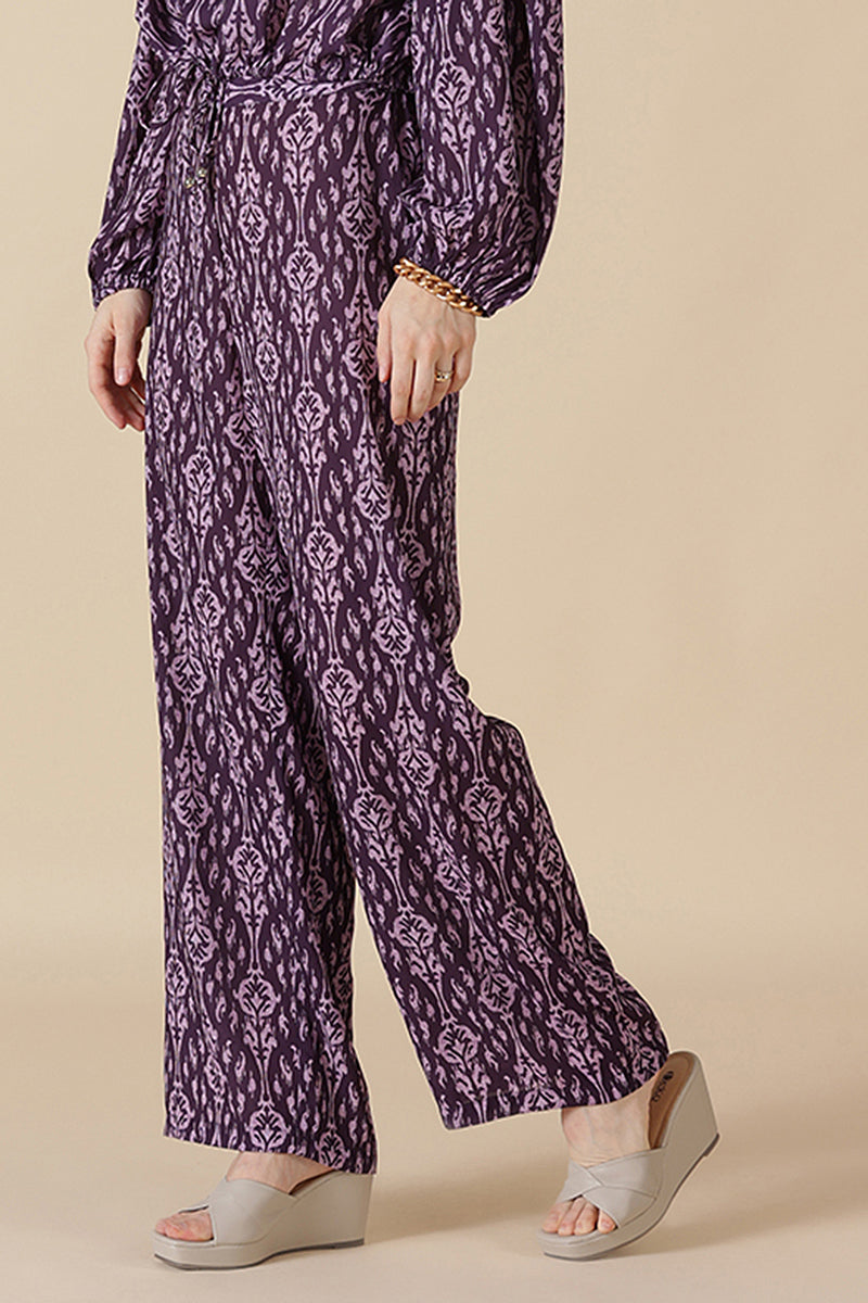 Gipsy Wine Georgette Co-Ord Pant